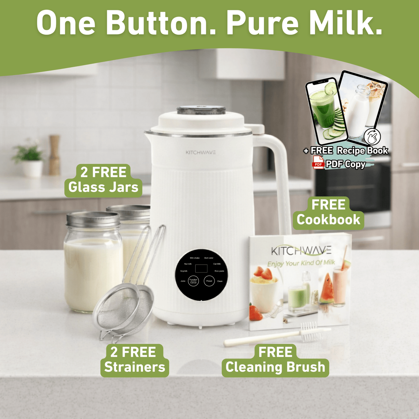 8-in-1 Nut Milk Maker Bundle My Store
